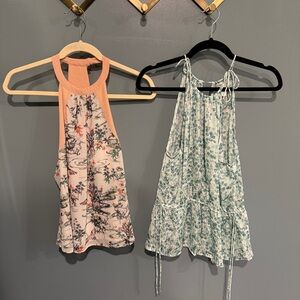 H&M Floral and Patterned Halter Tops